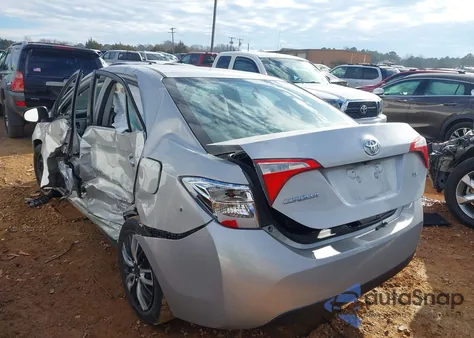 2014 Toyota Corolla Le from USA, damaged, VIN 2T1BURHE1EC172911